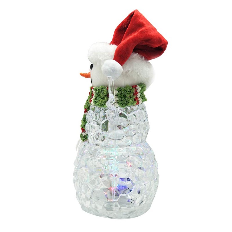 Kurt S. Adler Kurt Adler 9.45-Inch Battery-Operated Light-Up Snowman Table