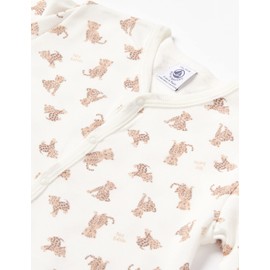 Petit Bateau Unisex Baby Pyjamas for Sleeping Well, White marshmallow / multi-coloured