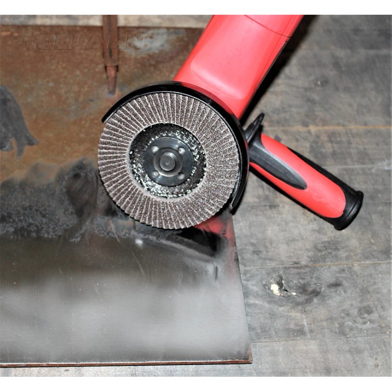 Toolman 4.5" 60 Grit Sanding Flap Discs 5PC 7/8" Arbor