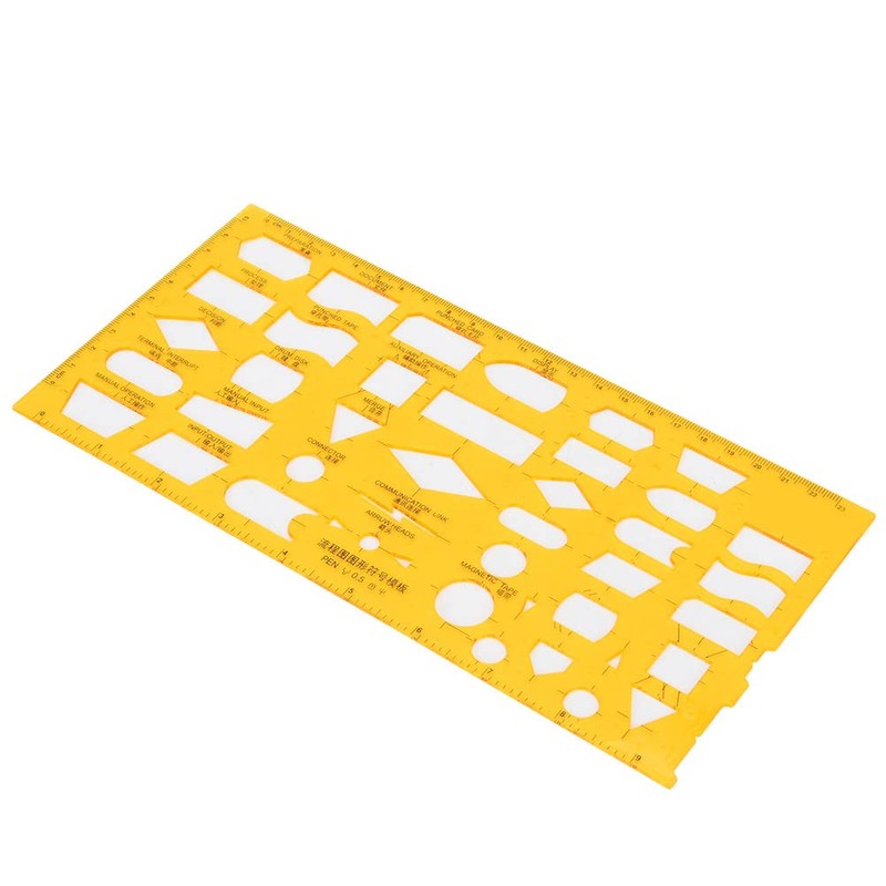 CYSFETENA High Quality Measuring Tool Measuring Stencils, Multifunctional Drawing Stencils,