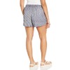UpWest Womens All Silkey Tencel Around Short, Stripe-Blue, X-Large