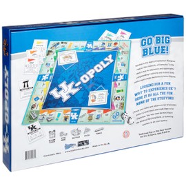 Late for the Sky University of Kentucky Monopoly Blue, White