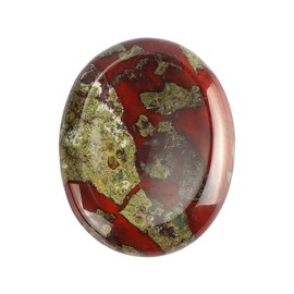 Worry Stones Dragon Blood, Dragon Blood, Crystal Thumb Stone for Balancing Reiki (Dragon Blood)