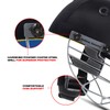SG Blazetech Cricket Helmet | Black | Medium | Polypropylene,