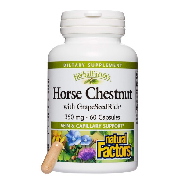 HerbalFactors by Natural Factors, Horse Chestnut, Antioxidant Support for a