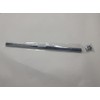 Chrome Oval Closet Rod with End Supports (Chrome, 30" Wide