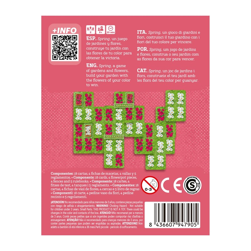 DEVIR Pocket: Spring – Gioco di Carte Strategico per 2