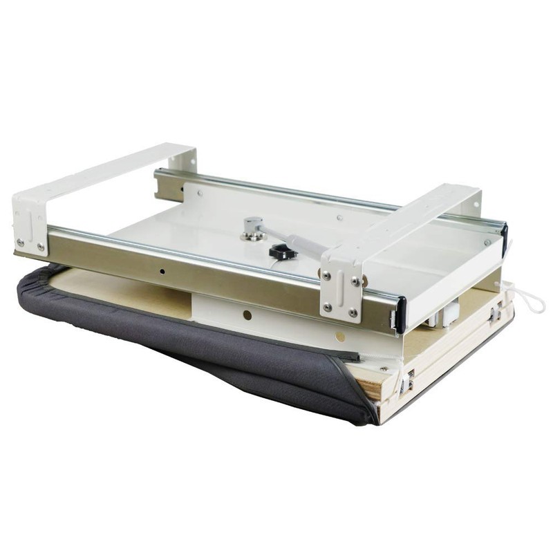 SAROSORA Retractable Ironing Board Closet Pull-Out Stow Away in The