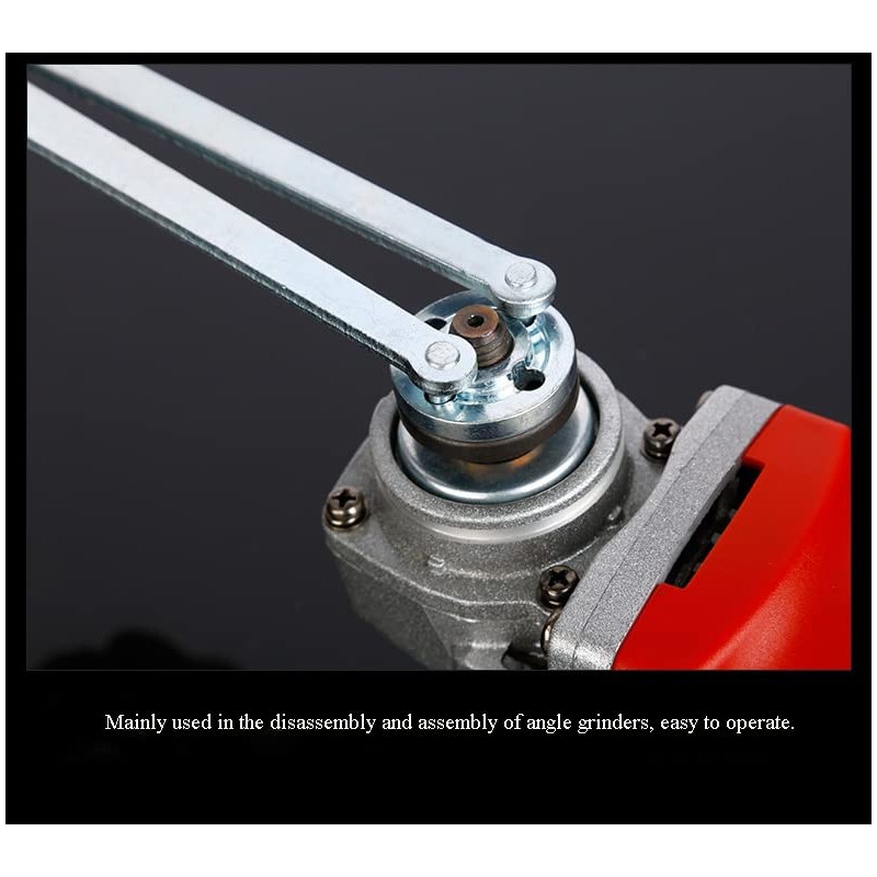 Heavy-Duty Angle Grinder Wrench, Universal High-Strength Reinforced Carbon Steel Adjustable