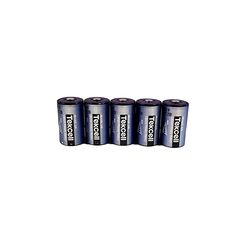 5 Tekcell SB-AA02 14250 1/2 AA 3.6 Volt Lithium Batteries