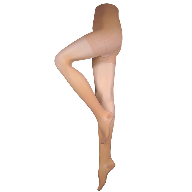Truform Compression 30-40 mmHg Sheer Pantyhose Beige, Large, 2 Count