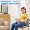 SAIREIDER Lumbar Support Pillow and Office Chair Cushion, Memory Foam