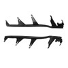 1 Pair Car Headlight Cover Gasket 63128384490 Strong Sealing Black