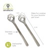 Fox Run Cat and Dog Paw Print Baking Spoons For