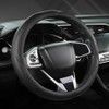 Universal Auto Funda para Volante de Coche con Cuero (14.5-15