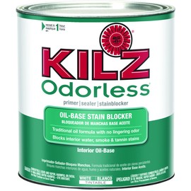 KILZ Original Flat White Oil-Based Primer and Sealer For All Surfaces 1 qt.