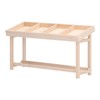 Doll House Shelf Display Racks 1:12 Miniature Wooden Stand Shelf