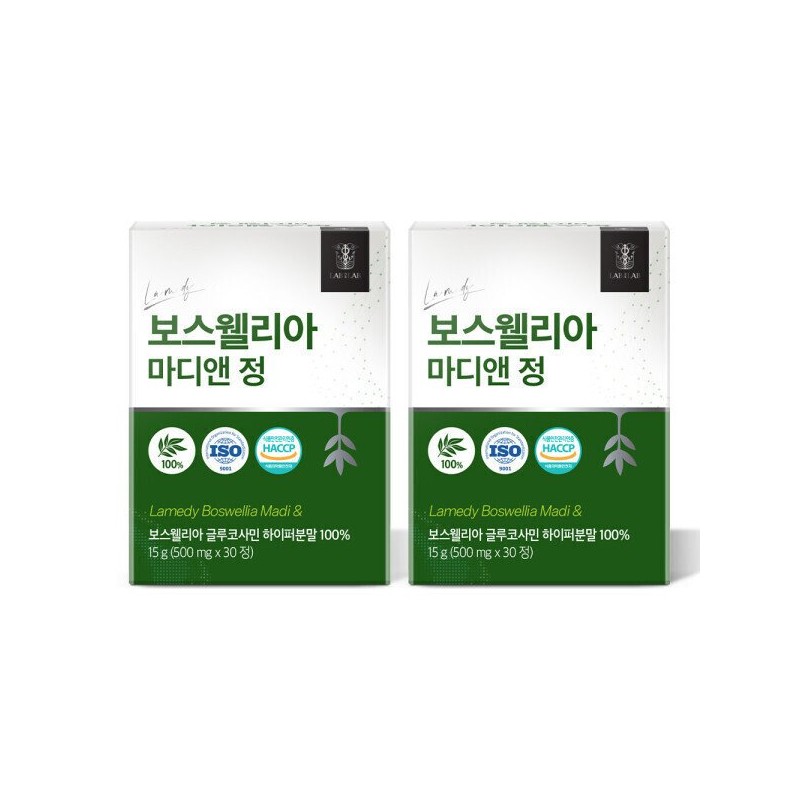 랩온랩 라메디 보스웰리아 정 보스웰리아 원물 20배 비율로 추출농축 국민