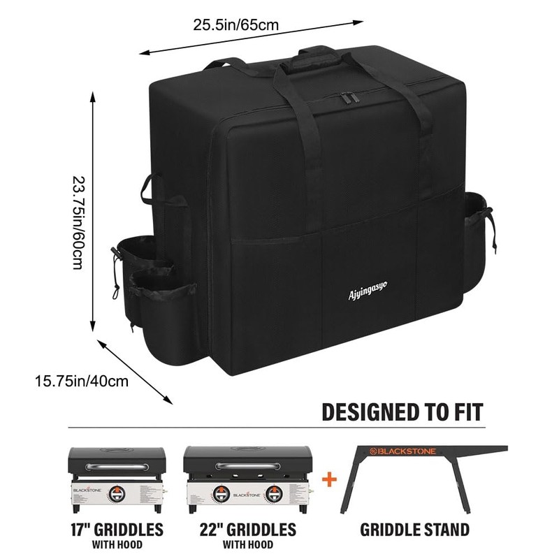 Ajyingasyo Grill Carry Bag for Blackstone 22 inch Griddle &