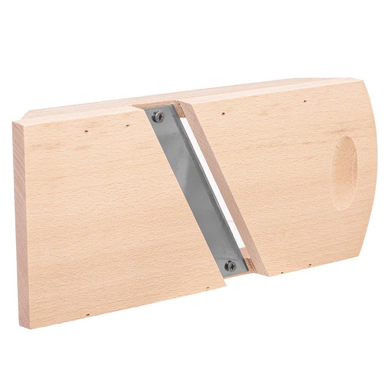 KADAX Gemüsehobel aus Holz, Krauthobel mit scharfen Edelstahlklingen, Gurkenhobel, traditioneller