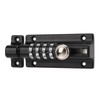 Combination Latch Lock 4 Digit Black Anti Theft Waterproof for