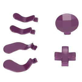 Metall-D-Pads und Paddles Ersatz für Elite Series 2 Controller-Zubehör mit Gleicher Größe und Gleichem Material (Purple)