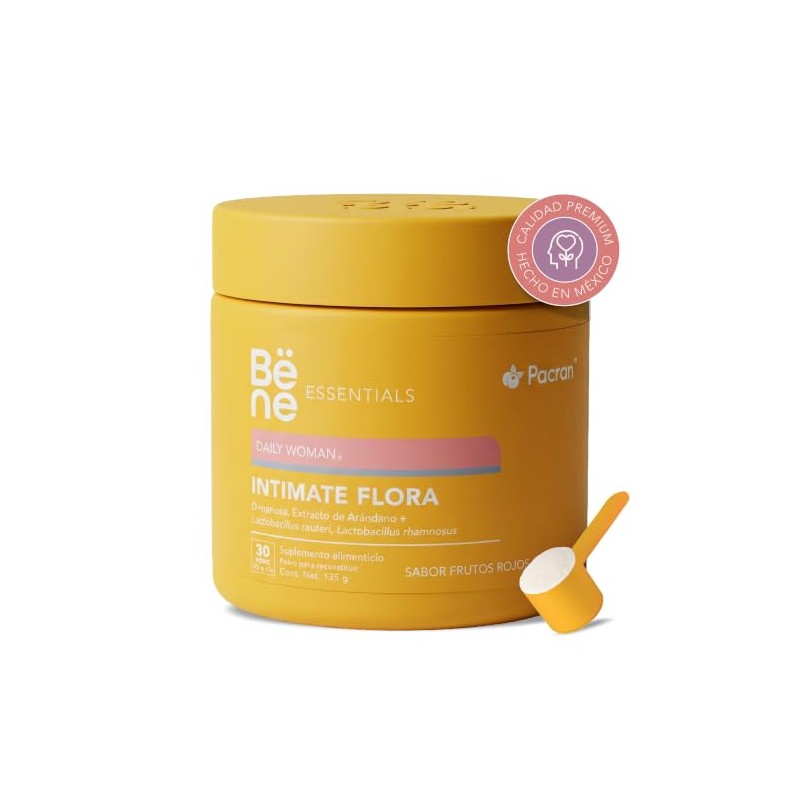 Probióticos Suplemento para Mujeres 135g - Intimate Flora Lactobacillus, D-Manosa,
