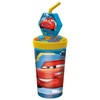 p:os Cars Children's Drinking Cup with Integrated Straw, Lid and