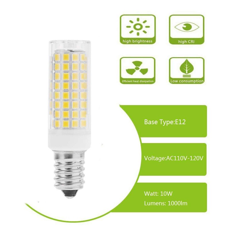 Lxcom Lighting 10W E12 LED Corn Light Bulb(4 Pack)- 2835