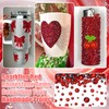 Red Resin Rhinestones Flatback Gems Bedazzler Kit for DIY