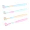 4pcs Three Sided Toothbrush Soft Bristles Three Head Teeth Cleaner