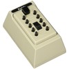 Kidde 001409 Push Button Combo 5-Key Lock Box, Clay