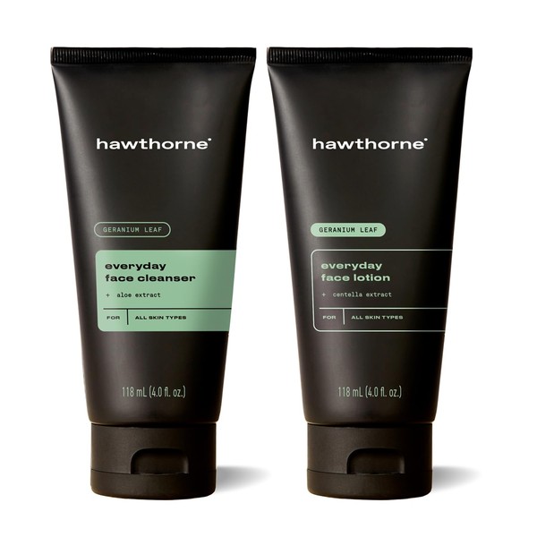Hawthorne Men's Everyday Essential Skincare Set With Face Wash Cleanser