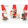 NORDIKA nisse Nordica Nisse Christmas Wooden Figurine (Sitting Doll Log