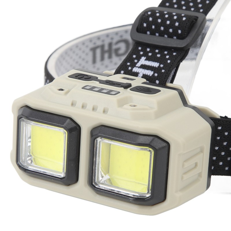 Rechargeable LED Headlamp Motion Sensor USB Charging Multifunction COB Headlamp
