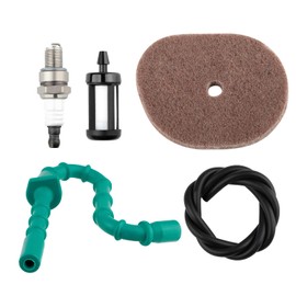 SIMPERAC FS 56 RC Air Filter Fuel Line Tune-up Kit for Stihl FS56RC FS70R FS56 FS56C FS56R FS40 FS40C FS50 FS50C FS70RC FS70C FC56 KM56RC HT56C HL56K Weed Eater Trimmer Parts