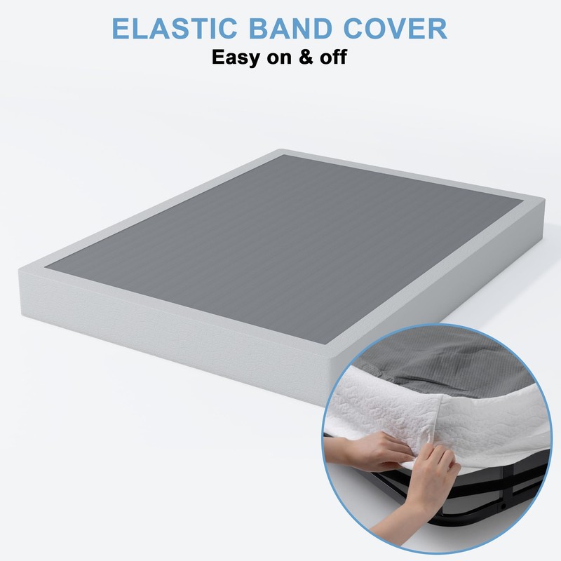 HOBINCHE King Box Spring - 7 Inch High Profile Box