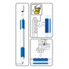 IQ Gel Pen - Blue + Minifigure