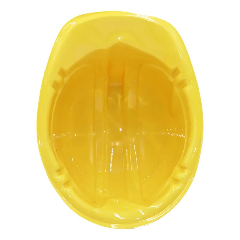 12 Casco Constructor Amarillo Plastico Bob Disfraz Fiesta