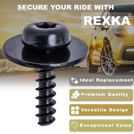 Rexka 20pcs Under-Body Shield Screw for Ford