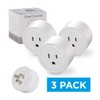 Enchufe Inteligente Wifi Smart Life Plug Socket 3 Piezas para