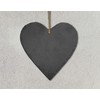 FeinKnick Stylish Slate Heart for Labelling - Decorative Heart Made