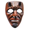 Jesters Party Lightweight Rigid Plastic Devil Masquerade Mask, Bronze &