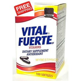 Vitamins Vital Fuerte  Vitamins VITAMINAS Y MINERALES  100 Softgels Antioxidant