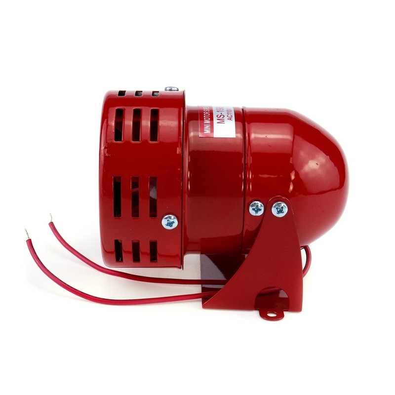 S SYDIEN Motor Siren Red 1Pc AC 110V 114dB Industry