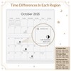 KONVINIT Pocket Calendar 2025-2026, Moon Phase Monthly Planner 3.5”×6.5” -