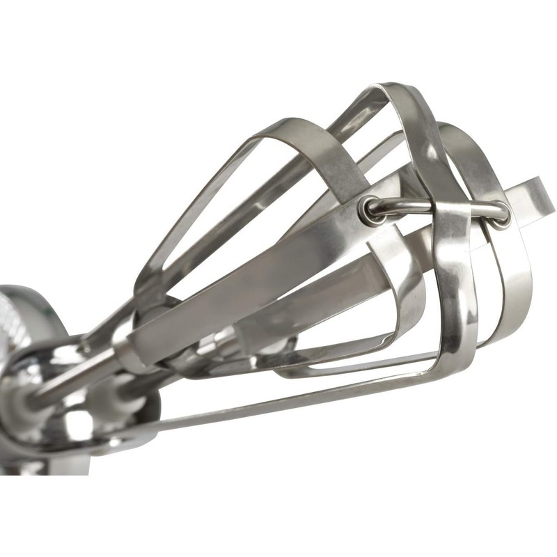 GSD Egg Beater of Stainless Steel, Silver, 32 x 13