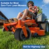 11x6.00-5 Flat Free Tire, Zero Turn Mower Front Tires with