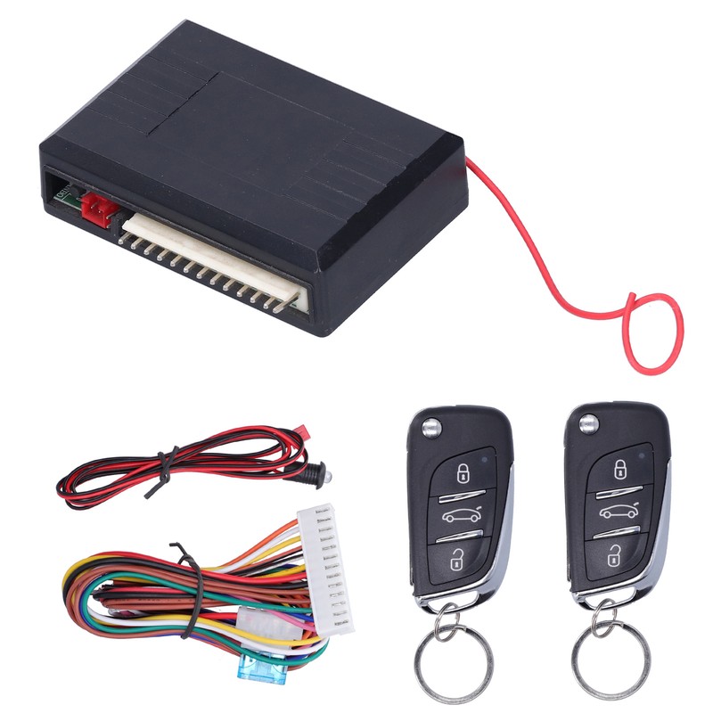 Universal Remote Control Security Door Lock Kit Auto Keyless Entry