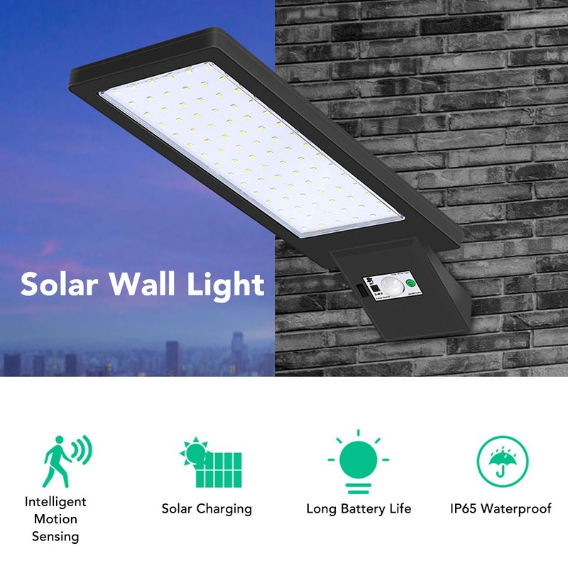 Solar Wall Light LED Lamp Motion Sensor IP65 Waterproof for